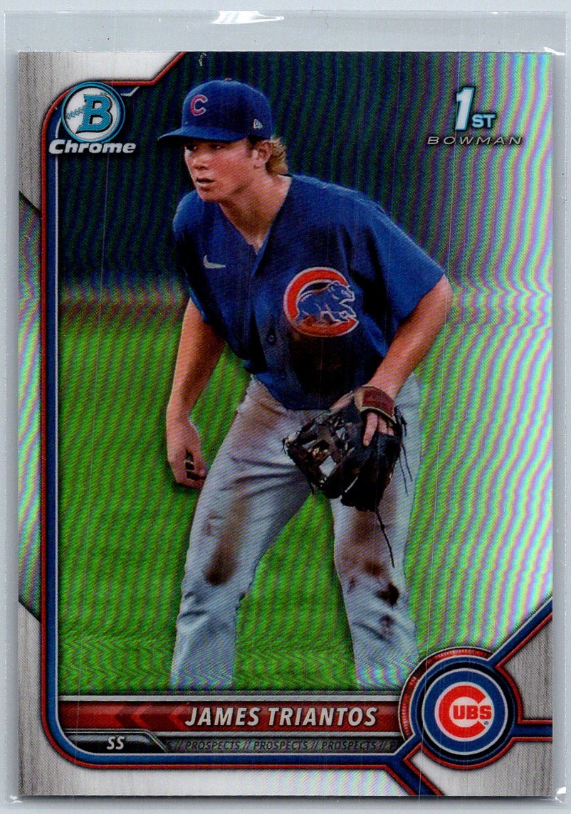 James Triantos 2022 Bowman Chrome RC Refractor 1st Rookie 480/499 #BCP-208