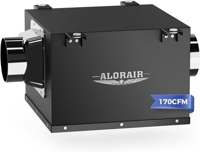 ALORAIR CloudStorm F170 4 Inch Inline Ventilation Exhaust Fan Ultra Quiet 170CFM