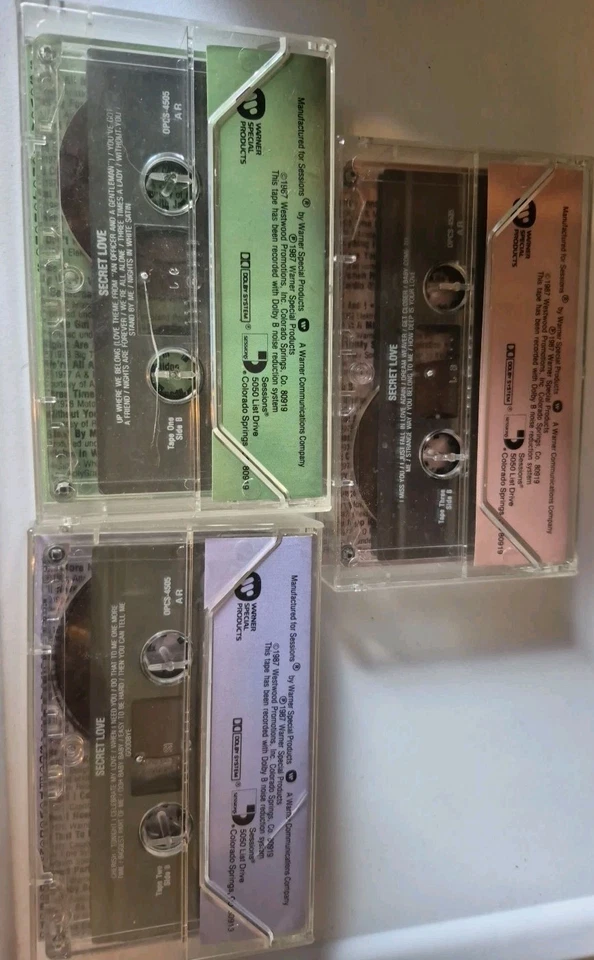 Secret Love Compilation Cassette Tapes 1987 (Vol 1, 2, 3) 80s Ballads / Excellen - Image 2 of 4