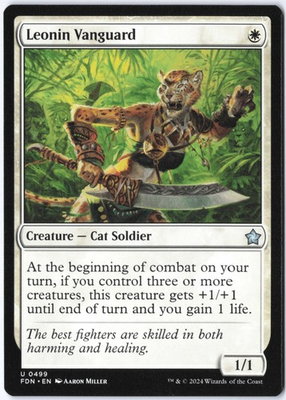 #ad Leonin Vanguard U Foundations 499 NM $1.79