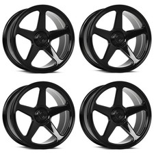 Set 4 19 Dolce Performance Stella Gloss Black 19x8.5 Wheels 5x4.5 35mm Rims