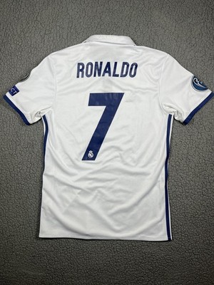 Real Madrid Jersey Mens Small UEFA Champions League Ronaldo