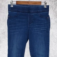 Old Navy Rockstar womens pull on jegging jeans size 4 stretch mid rise dark wash
