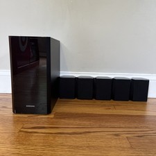 Samsung Home Theater Speakers PS-FW1-2 PS-FS1-1 Subwoofer 5 Speakers