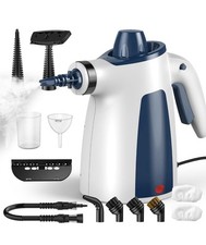 Portable Handheld Steam Cleaner with 12 Accessories, Multi-Surface Cleaning Tool
