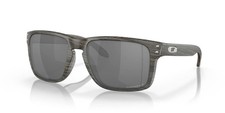 Oakley Wood Style Holbrook Sunglasses Wood Grain Pattern Polarized Silver Lens.