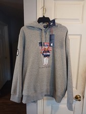 Ralph Lauren Polo Bear Grey 2024 Team USA Hoodie Size XL