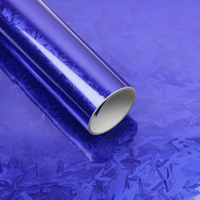 Forged Carbon Folie, Elektroplattierung Blau Selbstklebend Autofolie aus Vinyl,