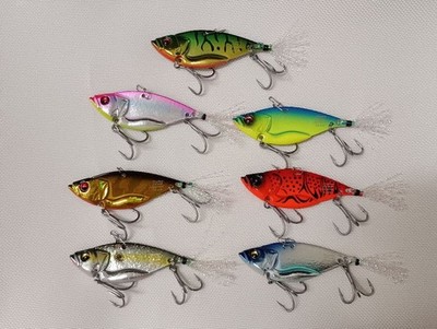 Megabass Dyna Response 1/4oz Lures Set of 7 Unopened, Unused, Damaged Box