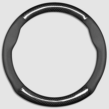 Für Volkswagen Atlas Cross Sport 2020-2025 Lenkradbezug Kohlefaser Lenkradhülle