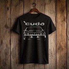 1971 Cuda Shirt 71 Barracuda Muscle Car Tee