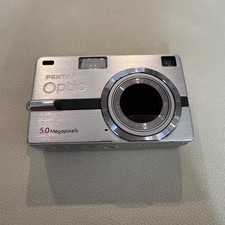 PENTAX Optio SV Digital Camera Silver Tested with Scratches and Dirt