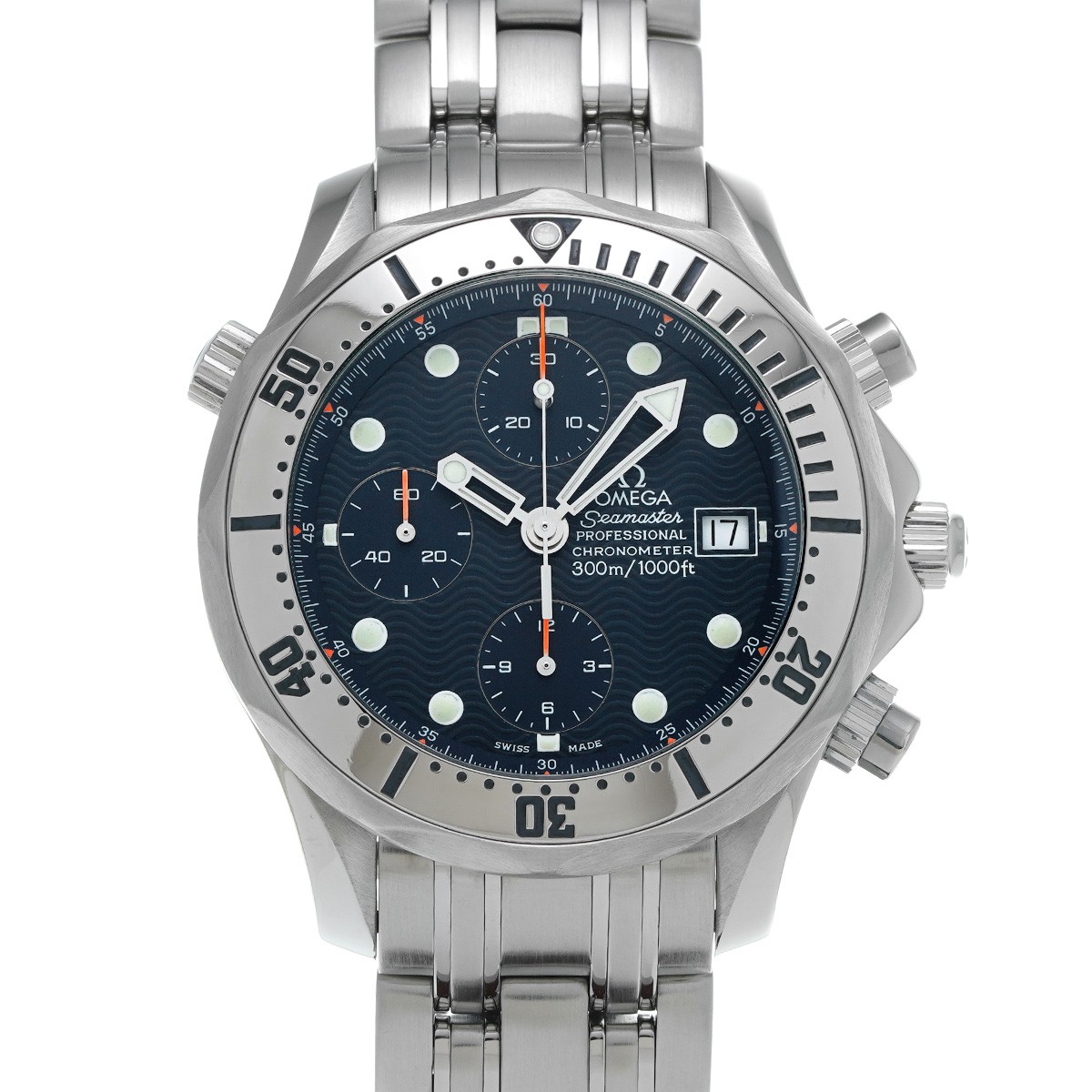 OMEGA Seamaster Pro 300 Chronograph Navy Watch Ref 2598.80 676990