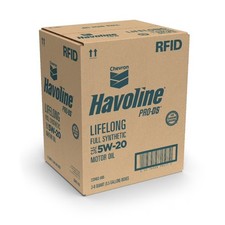 Chevron Havoline Lifelong Synthetic Motor Oil 5W-20, 6 Quart Box Case (2-Pack) 37.69 per gallon