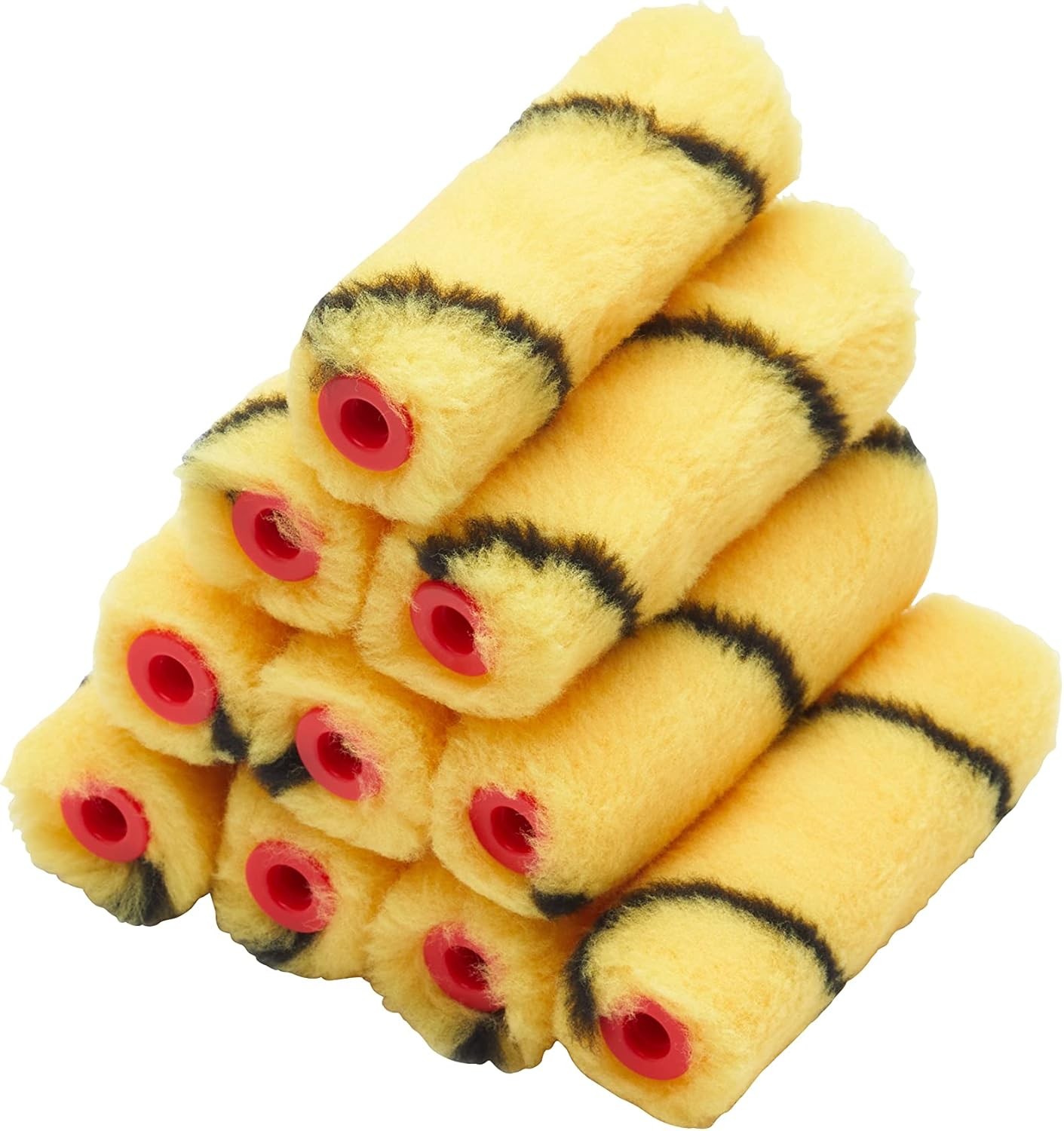 ProDec 10 Pack 4 inch Medium Pile Mini Rollers for a Smooth Finish Painting wit