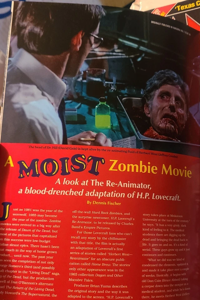 FANGORIA EXCLUSIVE ISSUE CREEP 1.E. CON THE LOST BOYS REANIMATOR TERIFIER RARE!! - Image 4 of 4