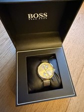 Boss orologio da donna orologio da polso oro acciaio inox con scatola originale movimento al quarzo