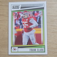 Panini 2022 Score Base Set Frank Clark Kansas City Chiefs NFL Football Card #118