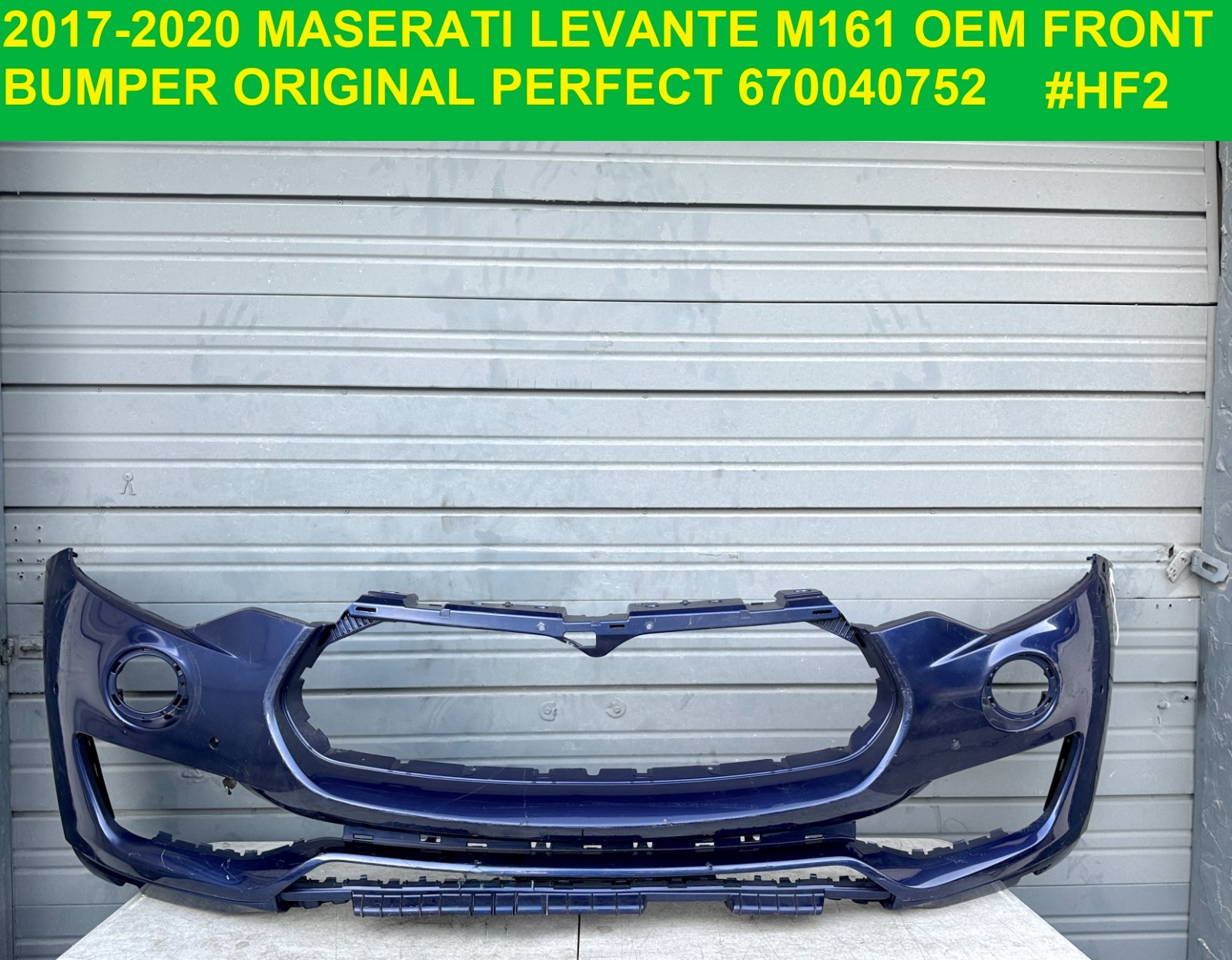 ✅ 2017-2020 Maserati Levante Front Bumper Cover OEM Original Perfect 2018 2019C