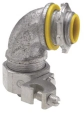 LT15090G - Crouse-Hinds 1-1/2 Inch 90 Degree Liquidtight Connector, Malleable Ir