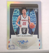 Panini Totally Certified Trey Alexander SD-TRY Auto Rookie Nuggets Signed Sealed