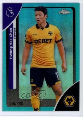 2025-26 Topps Chrome Premier League Teal Refractor /299 Hwang Hee-chan #196 1r5g