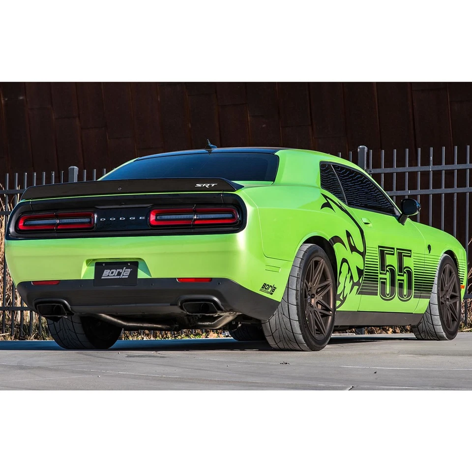 Escape trasero Borla 14066 ATAK Cat para 15-23 Dodge Challenger SRT Hellcat 6,2 V8 Foto 2 de 4