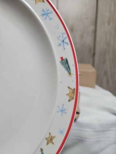 ENCHANGED FOREST, Snowman, 16 pc Christmas DINNERWARE SET, New, Menards, 2003 - Picture 16 of 19