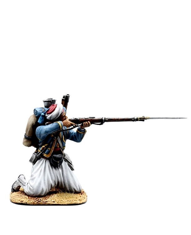 Décoration vitrine figurine First Legion FPW041 Tirailleur Algérien soldat de plomb 1870