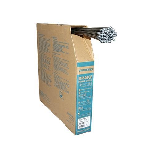 Cable de frein route acier anti effilochage 1.6mm boîte 100 Shimano