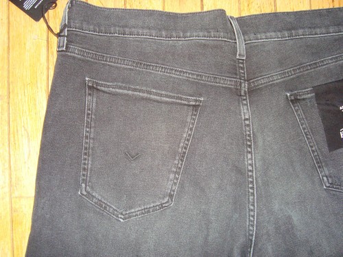 HUDSON JEANS DESGASTADOS HOMBRE CENIZA SLIM CORTE RECTO TALLA 40 X 34 ¡NUEVO CON ETIQUETAS! - Imagen 11 de 19