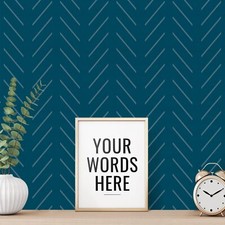 Peel and Stick Modern Herringbone Wallpaper Removable Geometric Contact Paper