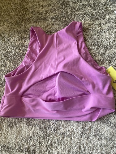 Women's Light Support Brushed Sculpt High-Neck Sports Bra 1X - Picture 2 of 3