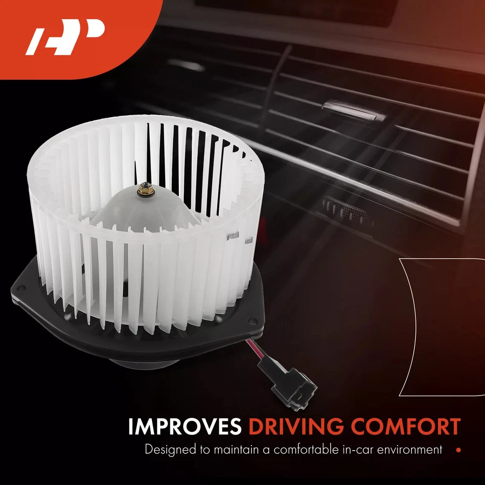 1x Motor soplador calentador HVAC delantero con jaula de ventilador para camioneta Dodge Ram 1500 2500 3500 Foto 2 de 4