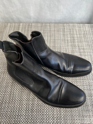 Men’s Awesome “Jill Sander’s” Black Leather Boots Must-Have Classic Black Loafers for Every Wardrobe main image 3