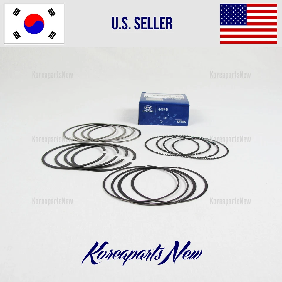 Juego de anillos turbo 2,0 L pistón 230402C400 ⭐OEM⭐ Hyundai Genesis cupé 2010-2012 Foto 2 de 3