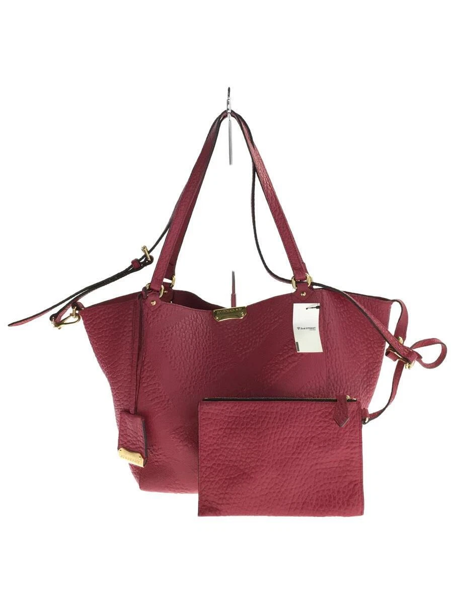 Red burberry purse sale