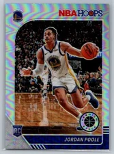 2019-20 Hoops Premium Stock #223 Jordan Poole Prizms Silver