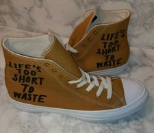 Converse CT Chuck Renew Hightop 164918C Wheat Mens Life’s Too Short Size 7