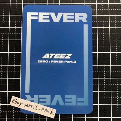 ATEEZ SEONGHWA ZERO : FEVER Part 3 ktown4U official photo card POB