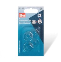 Prym 4 Zentralspulen Cb, Transparent, Ø20,5Mm (611322); 1 StüCk