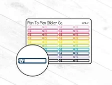 2216-2~~Dog Reminder Boxes Planner Stickers.