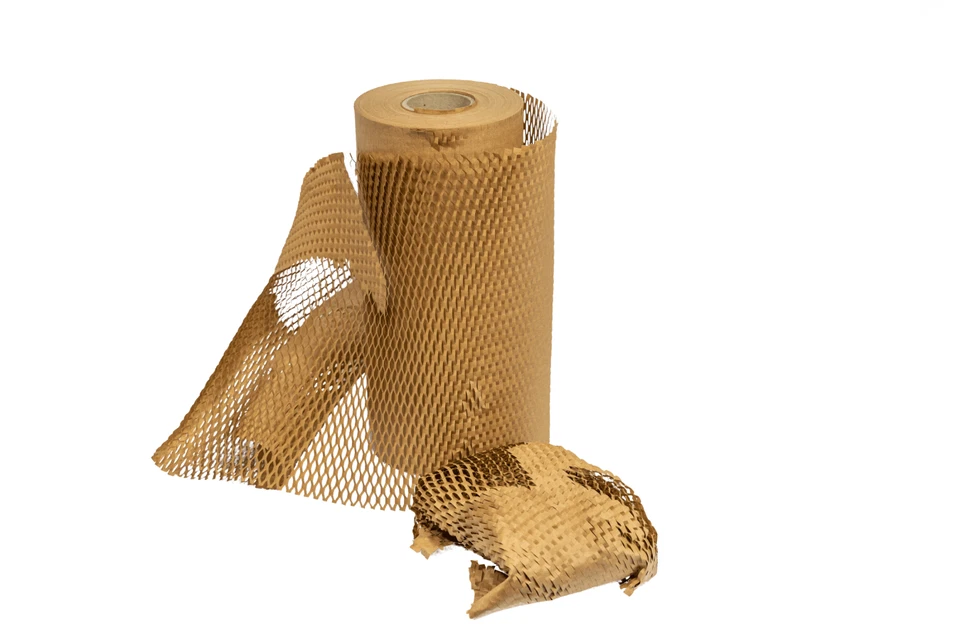 Eco Friendly Honeycomb bubble wrap Paper 500mm x 100m  80gsm Hive wrap void fill - Image 2 of 3