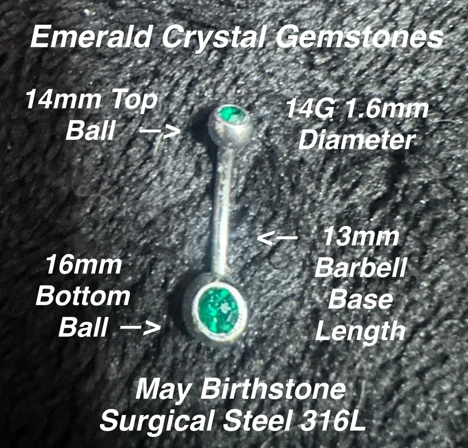 Anillo clásico ombligo 1 pieza con incrustaciones de circón colorido simple envío rápido gratuito Foto 4 de 4