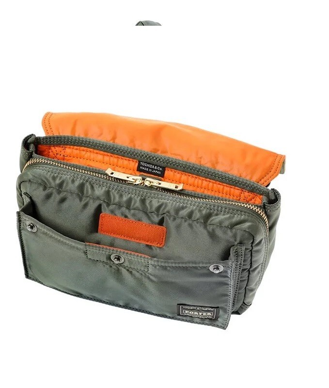 PORTER TANKER ENVELOPE BAG SAGE GREEN 622-26111 Unisex PORTER TANKER ENVELOPE BAG SAGE GREEN 622-26111 Unisex