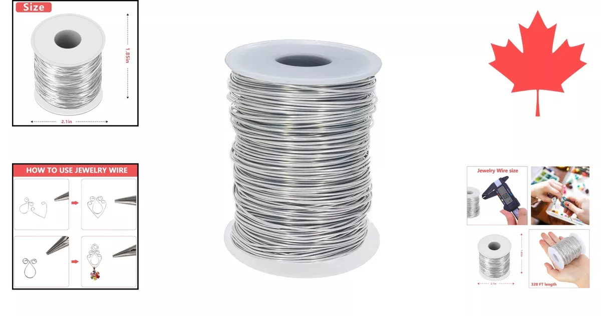 20 Gauge Stainless Steel Wire - Rust-Resistant, Shapeable, Durable - 200 Ft
