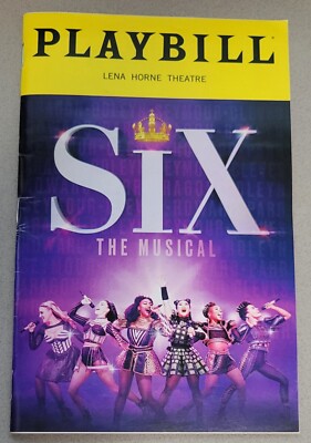 Broadway Playbill - Six The Musical (September 2023) - Lena Horne