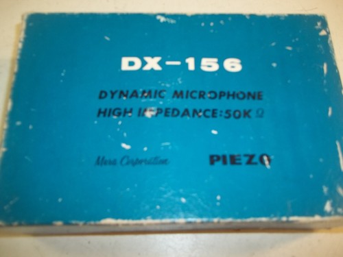 Juego de micrófono dinámico vintage Piezo DX-156 50K T-3 - Imagen 5 de 5