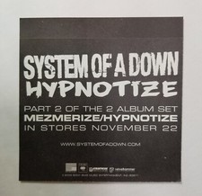 System Of A Down Hypnotize Promo Sticker