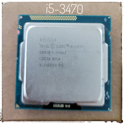 Intel Core i5-3470 Processor 3.2 GHz, 4 Cores SR0T8 691022185686| eBay